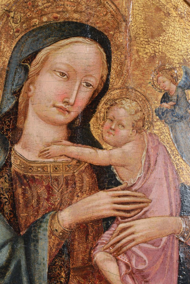 Parri di Spinello (1387 Circa - 1453), Attribuito Amadonna con Bambino e Santi