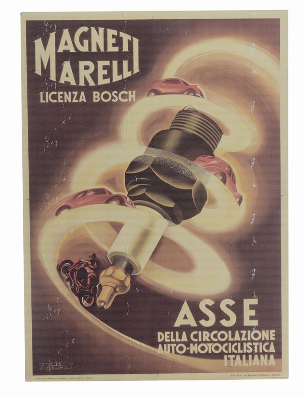 Poster Magneti Marelli, 1938