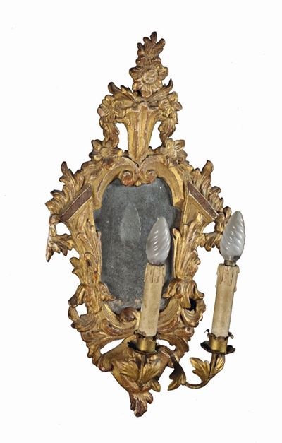 Ventolina in Legno Intagliato e Dorato, Fine XVIII Secolo
