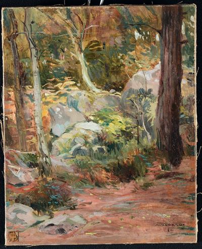 Alfredo Vaccari ( 1877-1933)sottobosco