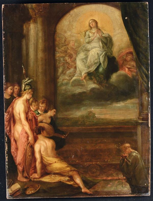 Scuola Italiana del XVII secolo Scena religiosa