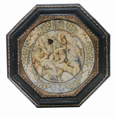 Grande Piatto Castelli, Giacomo Gentili il Vecchio e Carmine Gentili (attr.), Fine XVII - Inizi X...