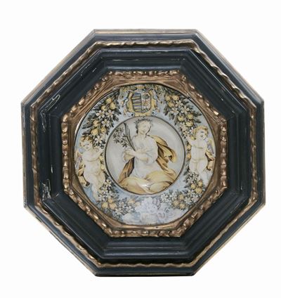 Piatto Castelli, Giacomo Gentili il Vecchio e Carmine Gentili (attr.), Fine XVII - Inizi XVIII Se...