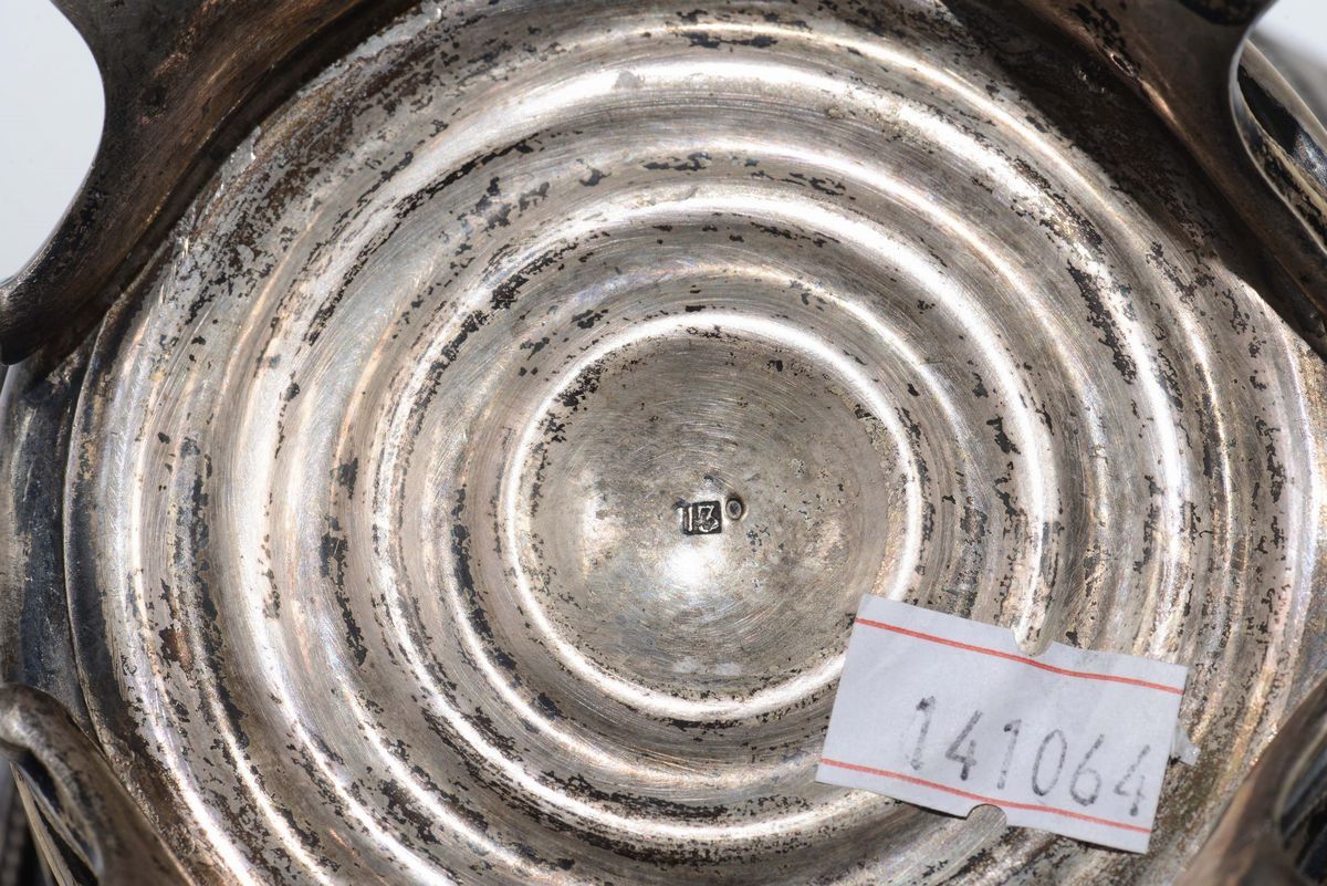 Cestino in Argento Traforato, XIX Secolo