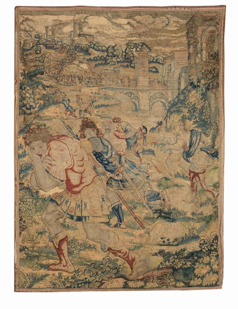 Arazzo, XVIII secolo  - Asta Arredi dalle dimore degli eredi Ercole Marelli e altre provenienze - Cambi Casa d'Aste