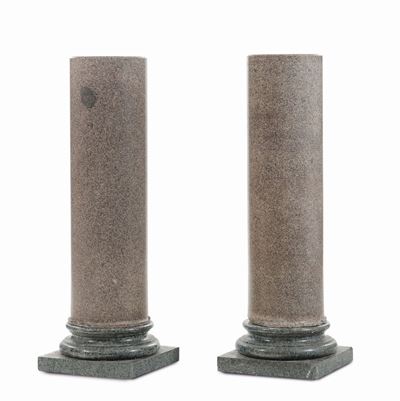 Coppia di Colonne in Granito, XIX-XX Secolo