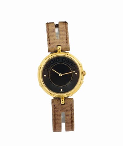 Gerald Genta,ref. G2704.7, Orologio in Oro Giallo 18k al Quarzo, di Forma Ottagonale con Fibia Or...