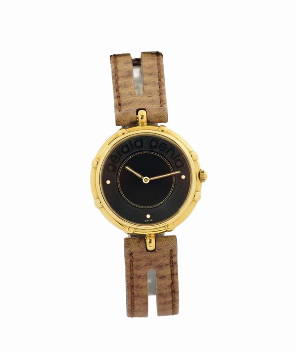 Geral Genta,Ref. G2704.7, 18K yellow gold quartz wristwatch with an 18K yellow gold original buckle. Made in the 1990's.