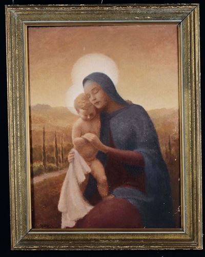 Noelqui (1893-1975)madonna con Bambino