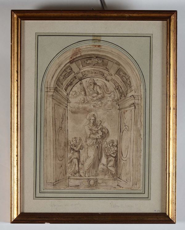 Scuola del XVIII secolo Madonna con Bambino