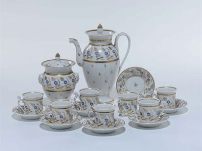 Servizio da Caffè in Porcellana