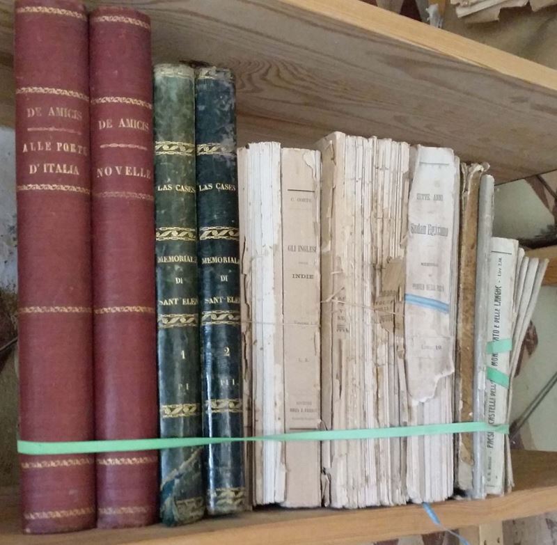 Lotto composto da tre libri di viaggio e altro  - Auction Furnishings from the mansions of the Ercole Marelli heirs and other property - Cambi Casa d'Aste