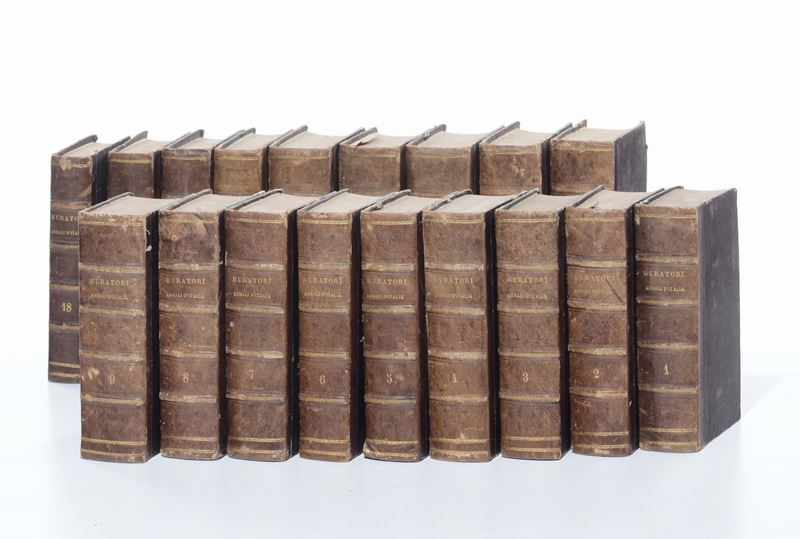 Lodovico Antonio Muratori Annali d'Italia  - Asta Arredi dalle dimore degli eredi Ercole Marelli e altre provenienze - Cambi Casa d'Aste