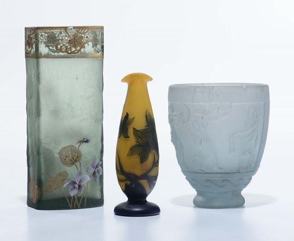 Tre vetri liberty firmati