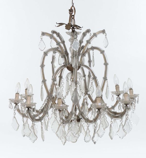 Lampadario Maria Teresa a dieci luci