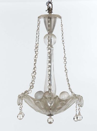 Lampadario in Vetro, XX Secolo