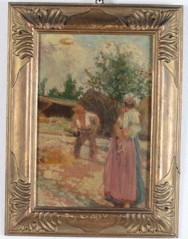 Guglielmo Bianchi, attr. Contadini