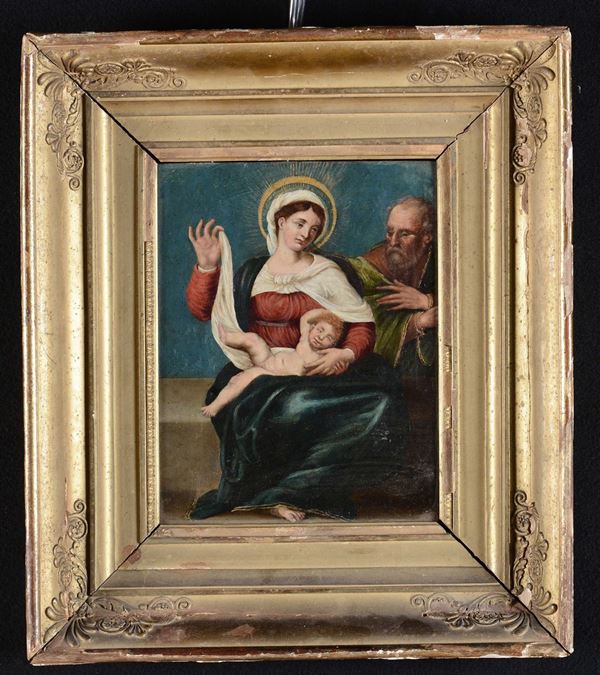 Scuola del XVIII secolo Madonna con Bambino