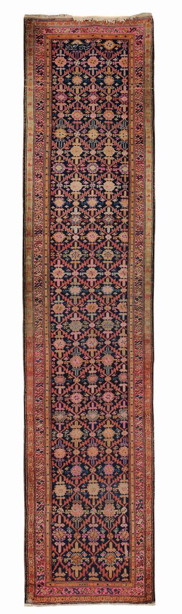 Passatoia persiana Malayer, inizio XX secolo  - Auction Furnishings from the mansions of the Ercole Marelli heirs and other property - Cambi Casa d'Aste