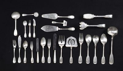 Servizio di Posate in Argento da Dodici Persone