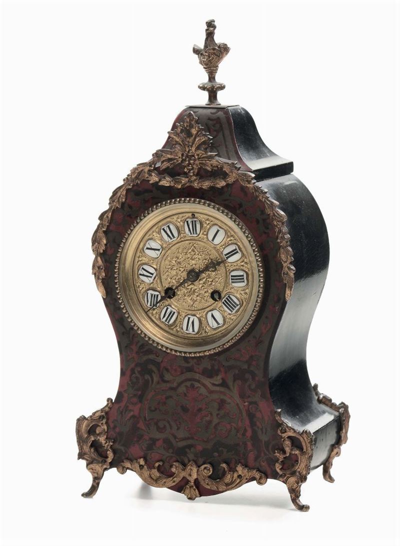 Pendola da tavolo boulle  - Asta Arredi dalle dimore degli eredi Ercole Marelli e altre provenienze - Cambi Casa d'Aste
