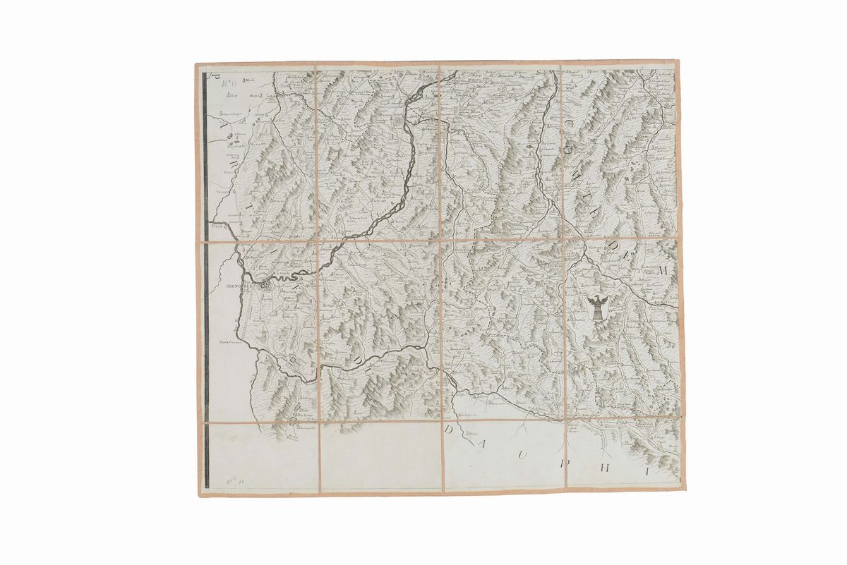 Borgonio, Giovanni Tommasocarta Corografica degli Stati di S. M. il Re di Sardegna Data in Luce D...