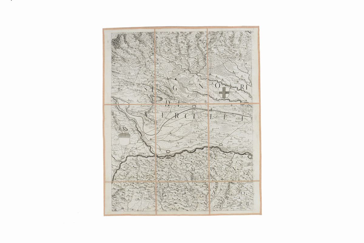 Borgonio, Giovanni Tommasocarta Corografica degli Stati di S. M. il Re di Sardegna Data in Luce D...