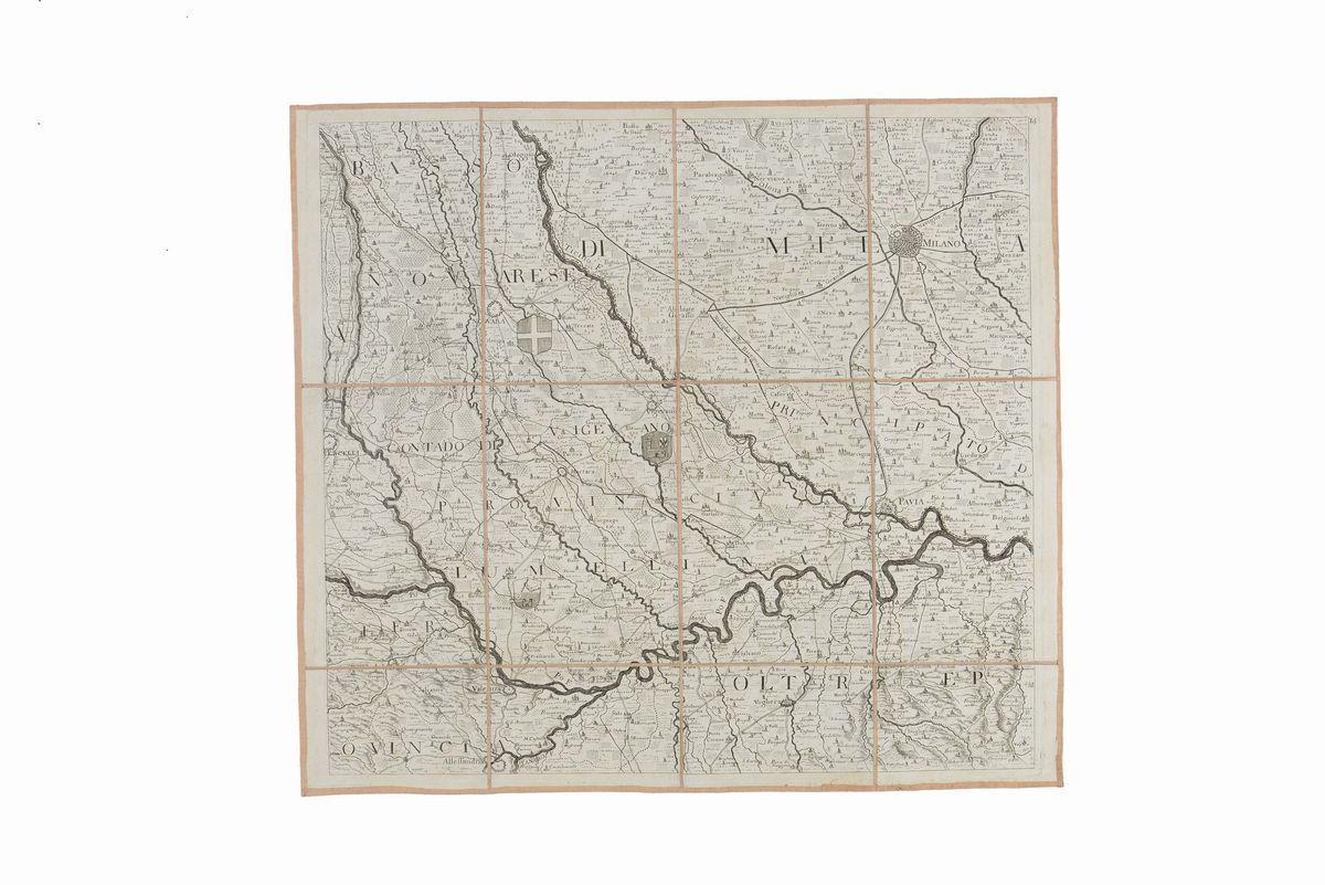 Borgonio, Giovanni Tommasocarta Corografica degli Stati di S. M. il Re di Sardegna Data in Luce D...