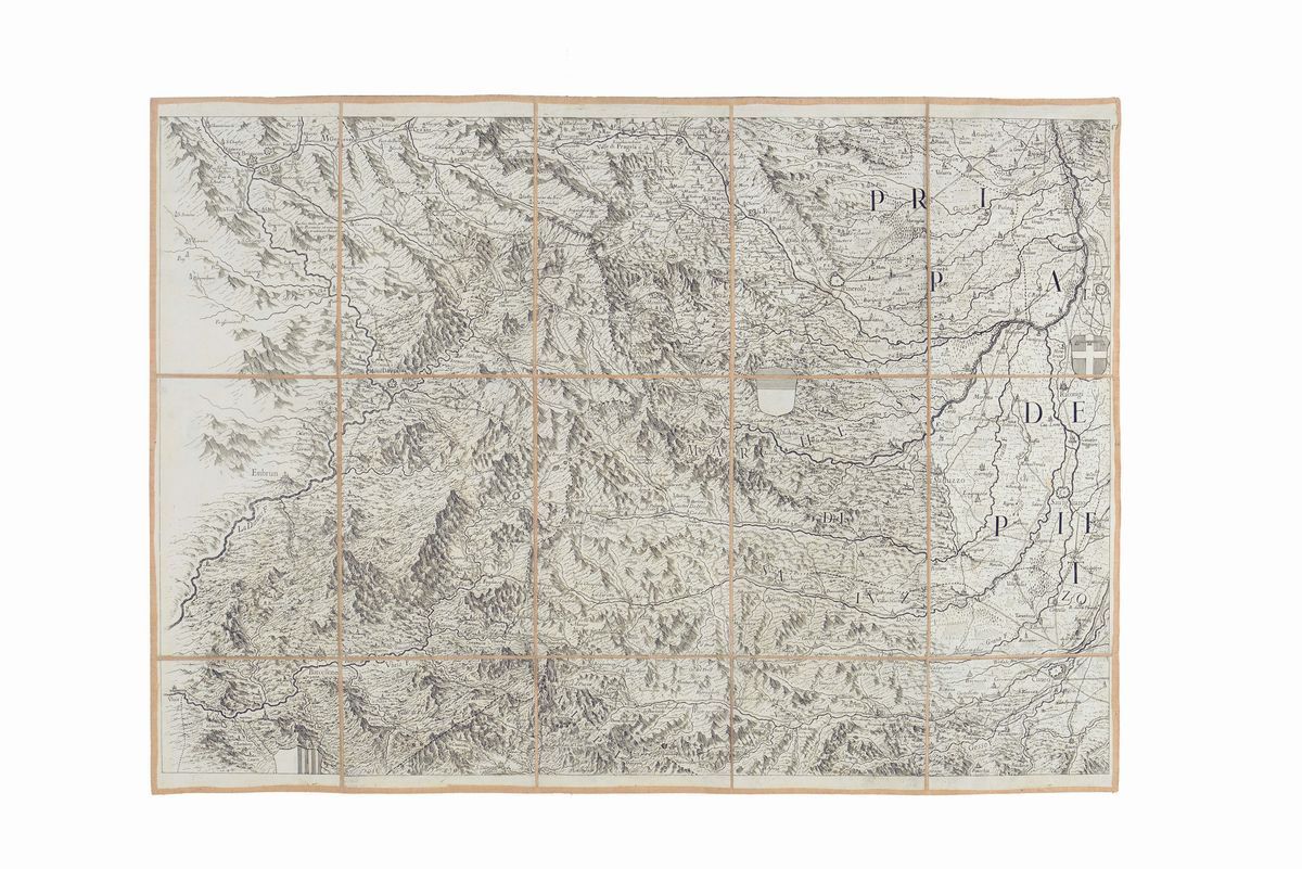 Borgonio, Giovanni Tommasocarta Corografica degli Stati di S. M. il Re di Sardegna Data in Luce D...