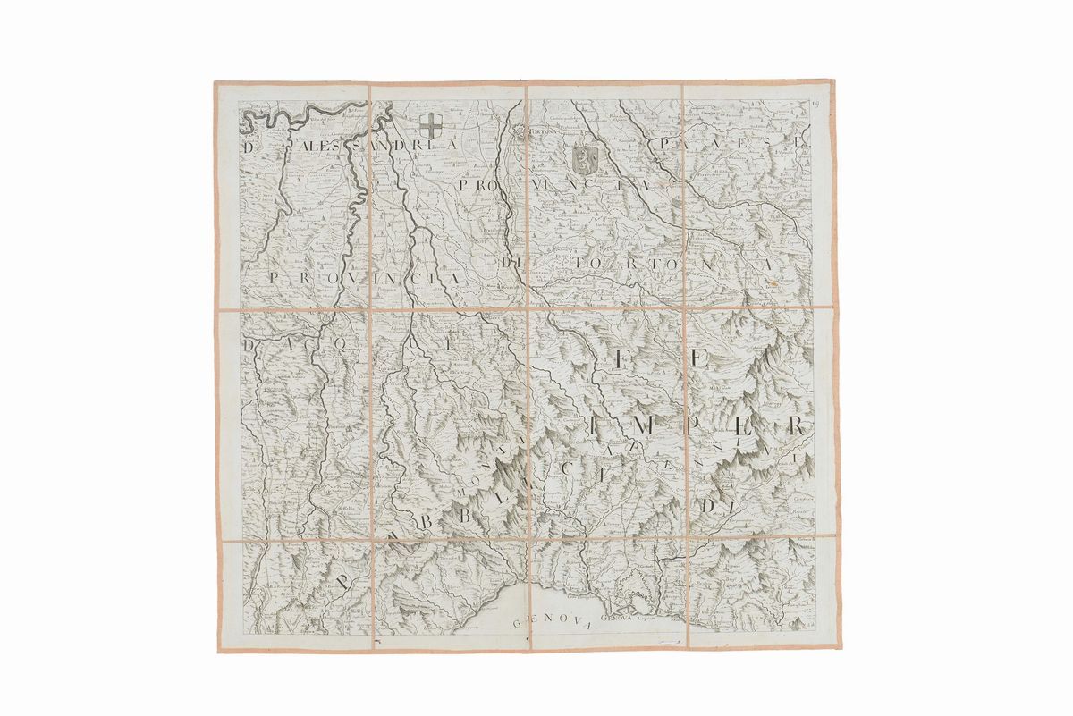 Borgonio, Giovanni Tommasocarta Corografica degli Stati di S. M. il Re di Sardegna Data in Luce D...