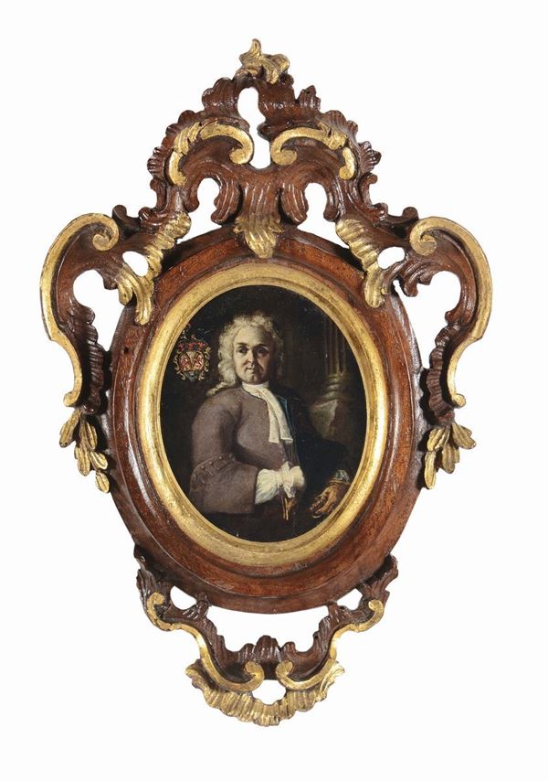 Anonimo della fine del XVIII - inizio XIX secolo Ritratto maschile
