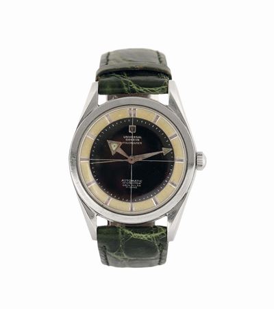 Universal Geneve, Polerouterautomatic, Microrotor- Golr-milan-bienne, Orologio da Polso, in Accia...