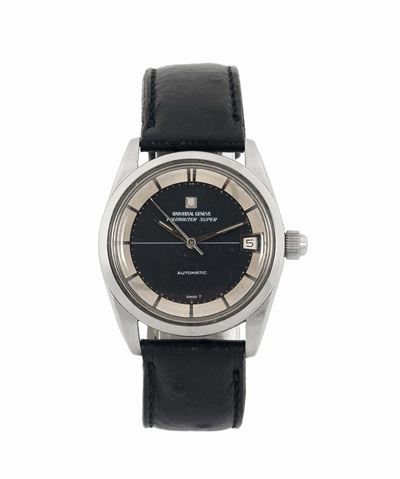 Universal Geneve, Polerouter Super, Orologio da Polso, in Acciaio, Automatico, Antimagnetico con ...
