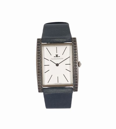 Jaeger Lecoultre, Cassa No.1205684, Orologio di Forma Rettangolare, in Argento, Meccanico, con Fi...