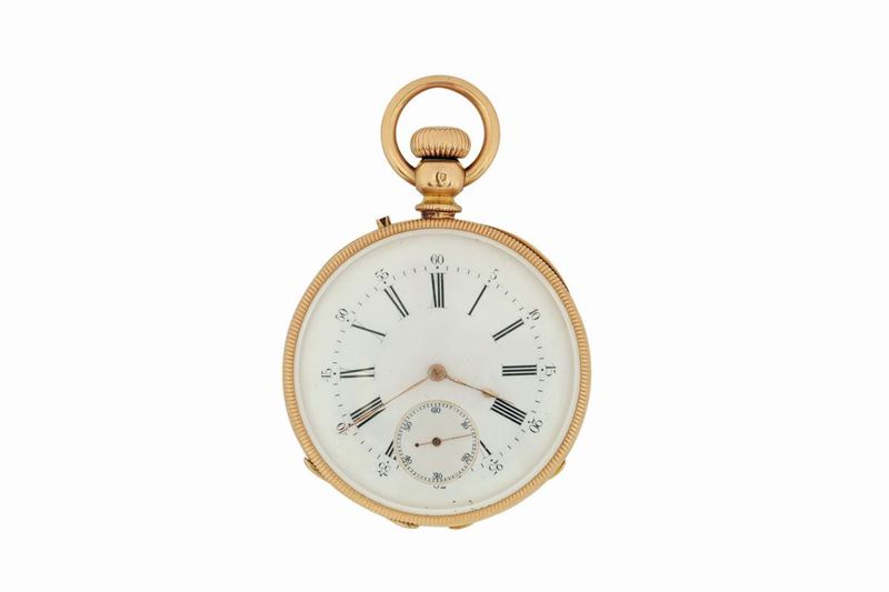 L.FERNIER&FRERES, Besancon, case No. 76888, yellow gold open face pocket watch. Made in 1900.  - Auction Watches and Pocket Watches - Cambi Casa d'Aste
