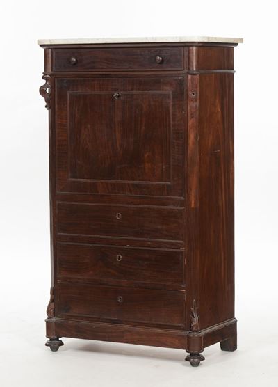 Secretaire Luigi Filippo con Cassaforte, XIX Secolo