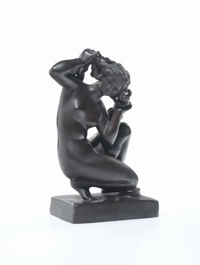 Scultura in Bronzo Raffigurante Figura Femminile, 1930 Circa