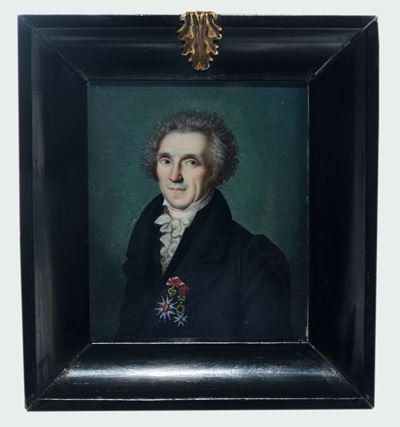 F. Severati (attivo a Roma, Primo Quarto del XIX Secolo)ritratto Dell'architetto Girolamo Scaccia...
