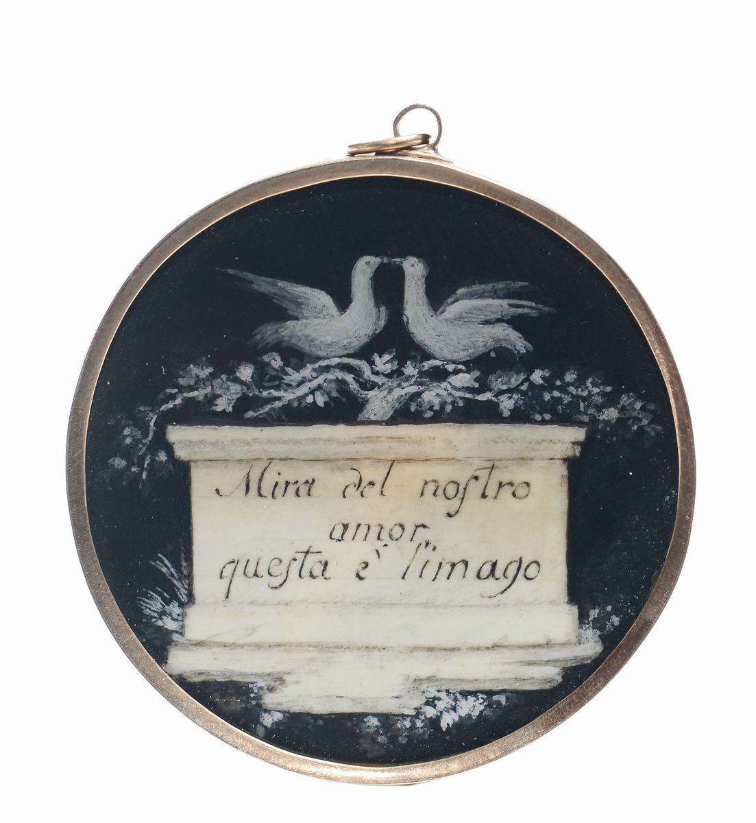 Giovanni Battista Gigola (brescia, 1767 - Tremezzo, 1841)gentiluomo in Giacca Blu Coppia di Colom...