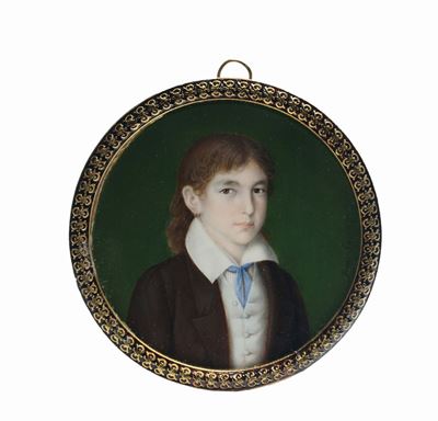 Francesco Paolo Sacco (palermo, 1797 - 1864)ritratto di Giovinetto
