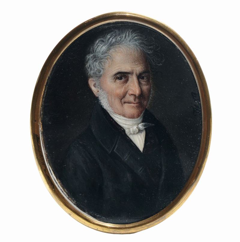 Giuseppe Tresca (Napoli? -Palermo 1816) Ritratto di gentiluomo  - Auction Italian and European Silver Collection - Cambi Casa d'Aste
