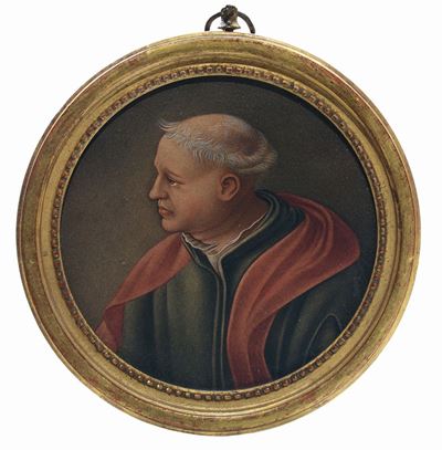 Miniatore Italiano (prima Metà XIX Secolo)frate Carmelitano
