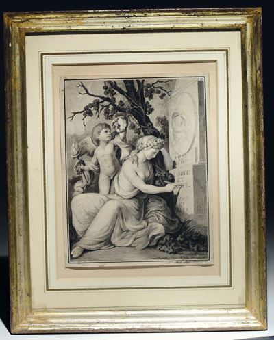 Anton Marcell Scotti (kosel 1765 - Vienna 1795)allegoria della Fama