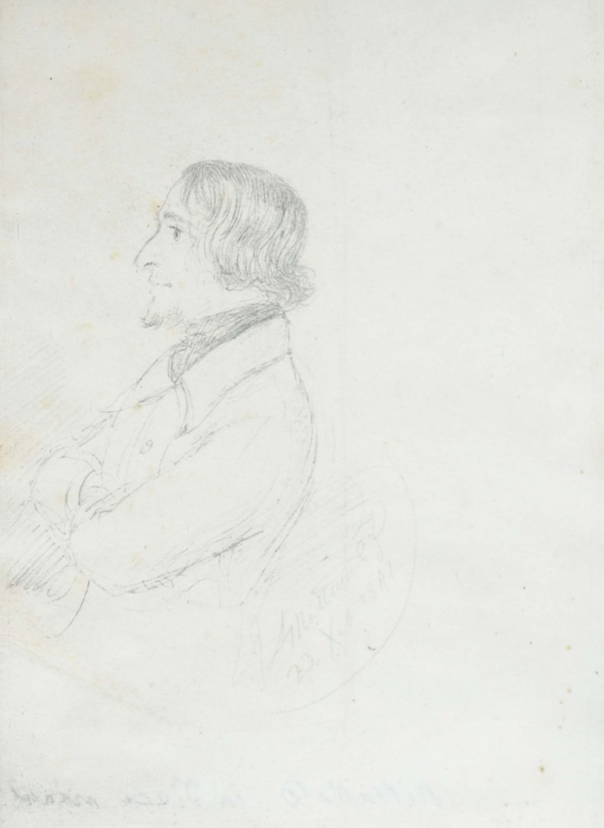 Sante Matteucci (forlì 1805-1869)due Ritratti del Conte Vincenzo Settimio Tassinari