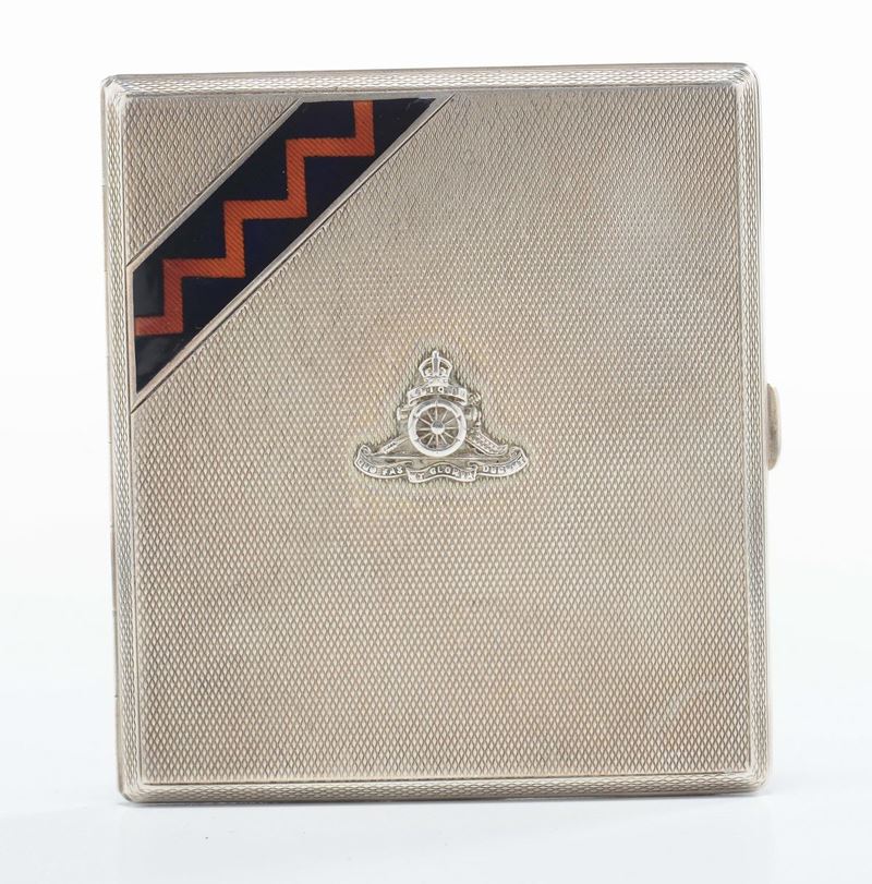 Scatoletta portasigarette in argento, Inghilterra Goldsmith  - Asta Antiquariato - Cambi Casa d'Aste