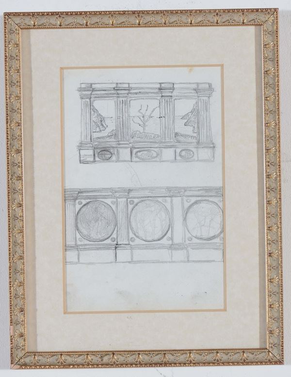 Rubaldo Merello (1872-1922) Studio per boiserie