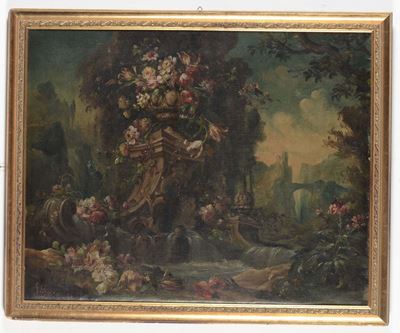 F.bossocapriccio Architettonico con Fiori