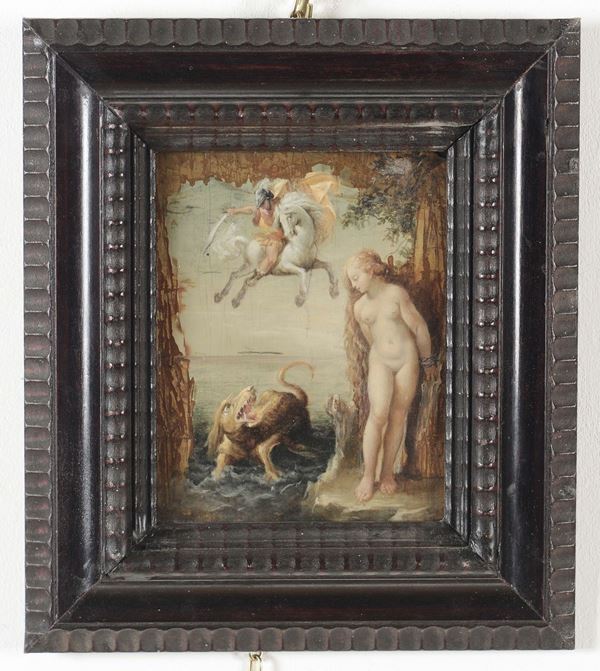 Giuseppe Cesari detto il Cavalier d' Arpino (Arpino, 1568 - Roma 1640) Perseo e Andromeda