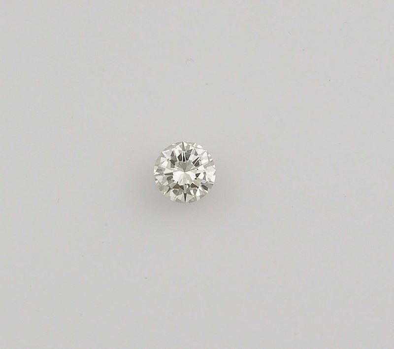 Diamante taglio rotondo a brillante di ct 4,28  - Asta Fine Jewels - Cambi Casa d'Aste