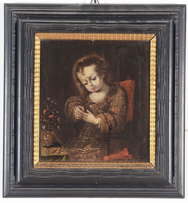 Scuola del XVIII secolo Ritratto di fanciullo